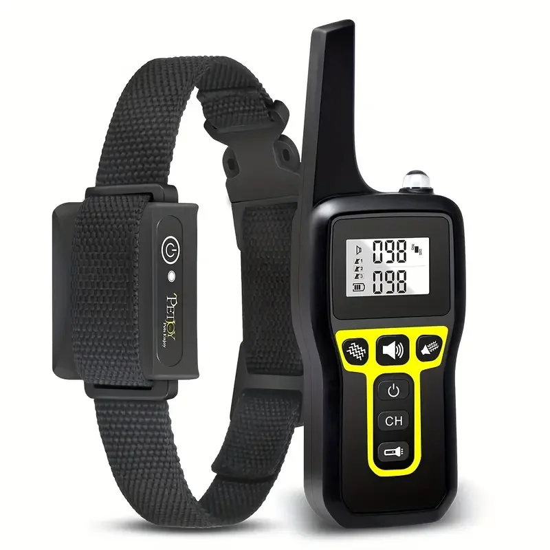 No Shock Vibration Dog Training Collar 1000M Remote Anti Bark Collar Rechargeable Waterproof Vibration Collar for All Dogs