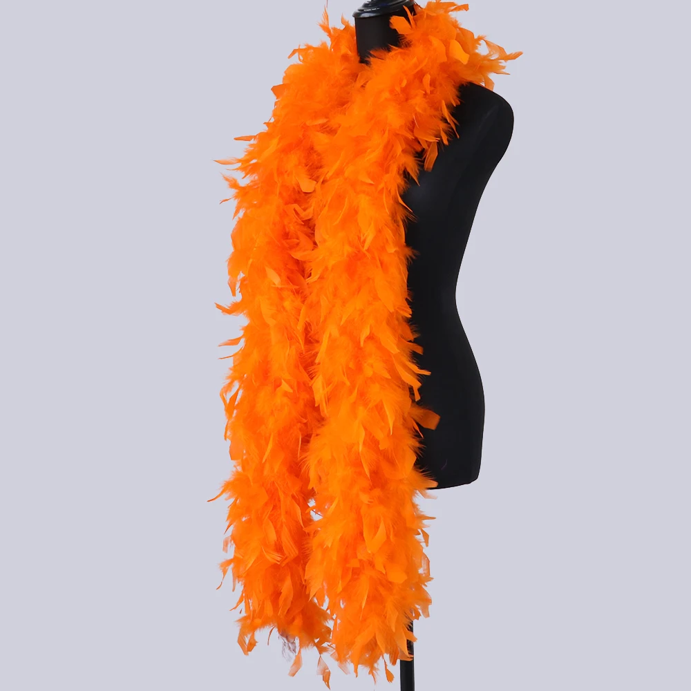 Boas en plumes de dinde marabout de haute qualité, écharpe décorative douce et moelleuse, divers accessoires de robes de mariée tehonneur, 50g, 2 m  15