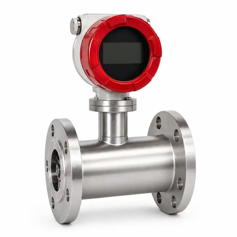 High Precision Stainless Steel Fluid Turbine Flow Meter DN10-DN200 RS485 4-20mA Digital Flowmeter IP65 Immersion Liquid
