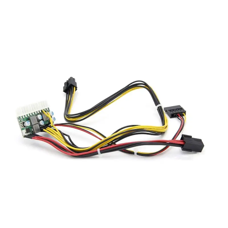 

4X PCI-E 6PIN Input DC 12V 300W DC-ATX-300W 24Pin PICO ATX Switch PSU Power Supply Module