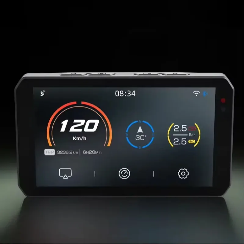 

720p Waterproof Dual-Lens Driving Recorder Box Dash Cam Gps Wifi Driving Video Recorder for Motorcycle