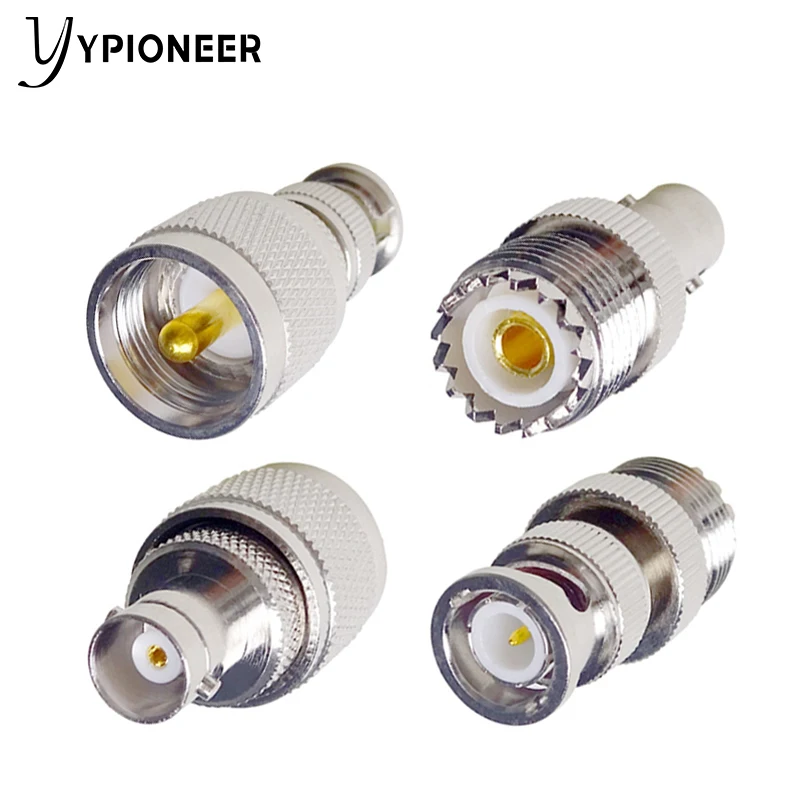 YPioneer C20065-68 BNC maschio femmina a UHF PL259 maschio femmina SO239 RF adattatore coassiale connettore in rame