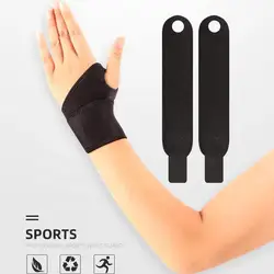 Pulso Polegar Suporte Protector, Bainha Tendão, Lesão Banda Recuperação, Finger Entorse Splint Brace, Artrite Retainer, D2V9, 2 pcs