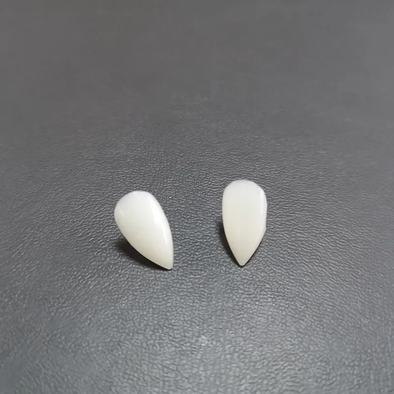 أسنان مصاص دماء إكسسوارات أسنان أنياب ، إكسسوارات زي الهالوين ، زينة ذاتية الصنع ، أسنان اصطناعية ، غراء صلب ، لاصق ، حفلة ، زوج واحد #5