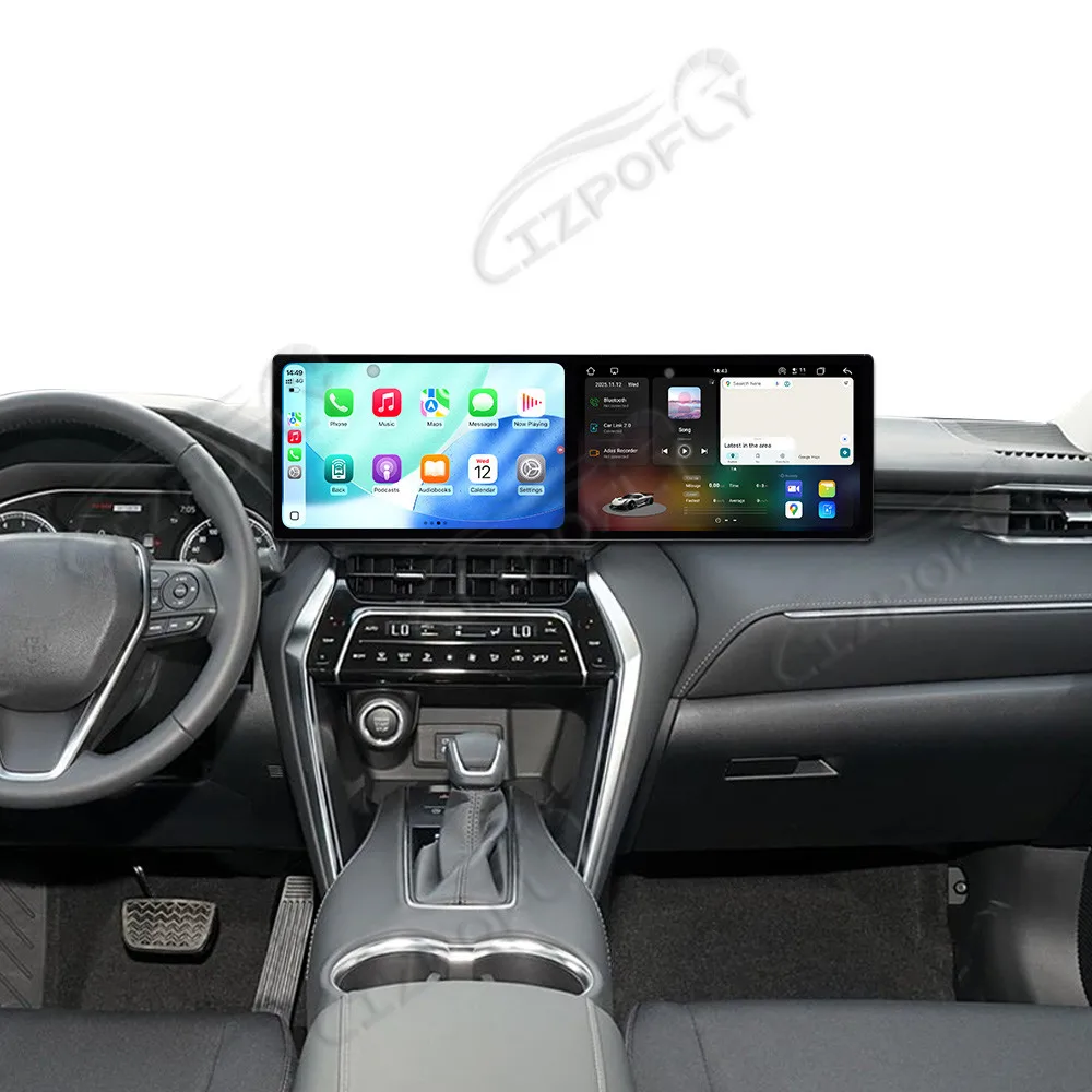 المزدوج 10.1 ''السيارات carplay أندرويد 15 لتويوتا لاماندو/فيسا 2022 راديو السيارة مشغل وسائط متعددة لتحديد المواقع ستيريو واي فاي رئيس وحدة
