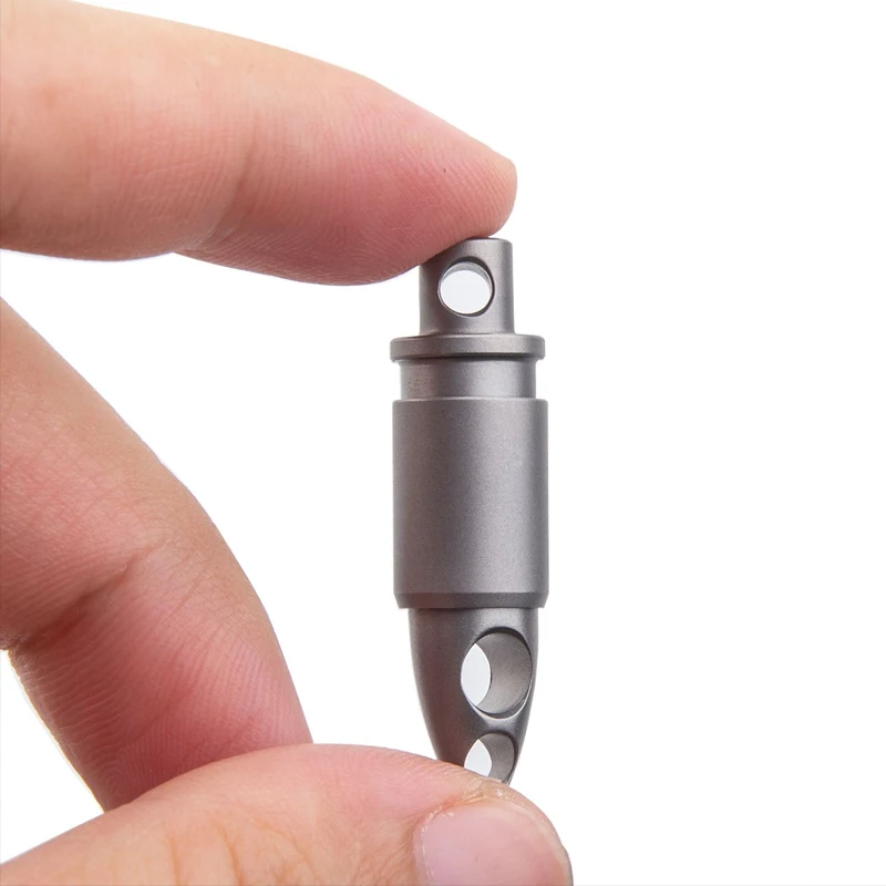 Titanium Alloy Universal Keychain Car Keyring Portable Mini Rotating Ring Buckle Tools