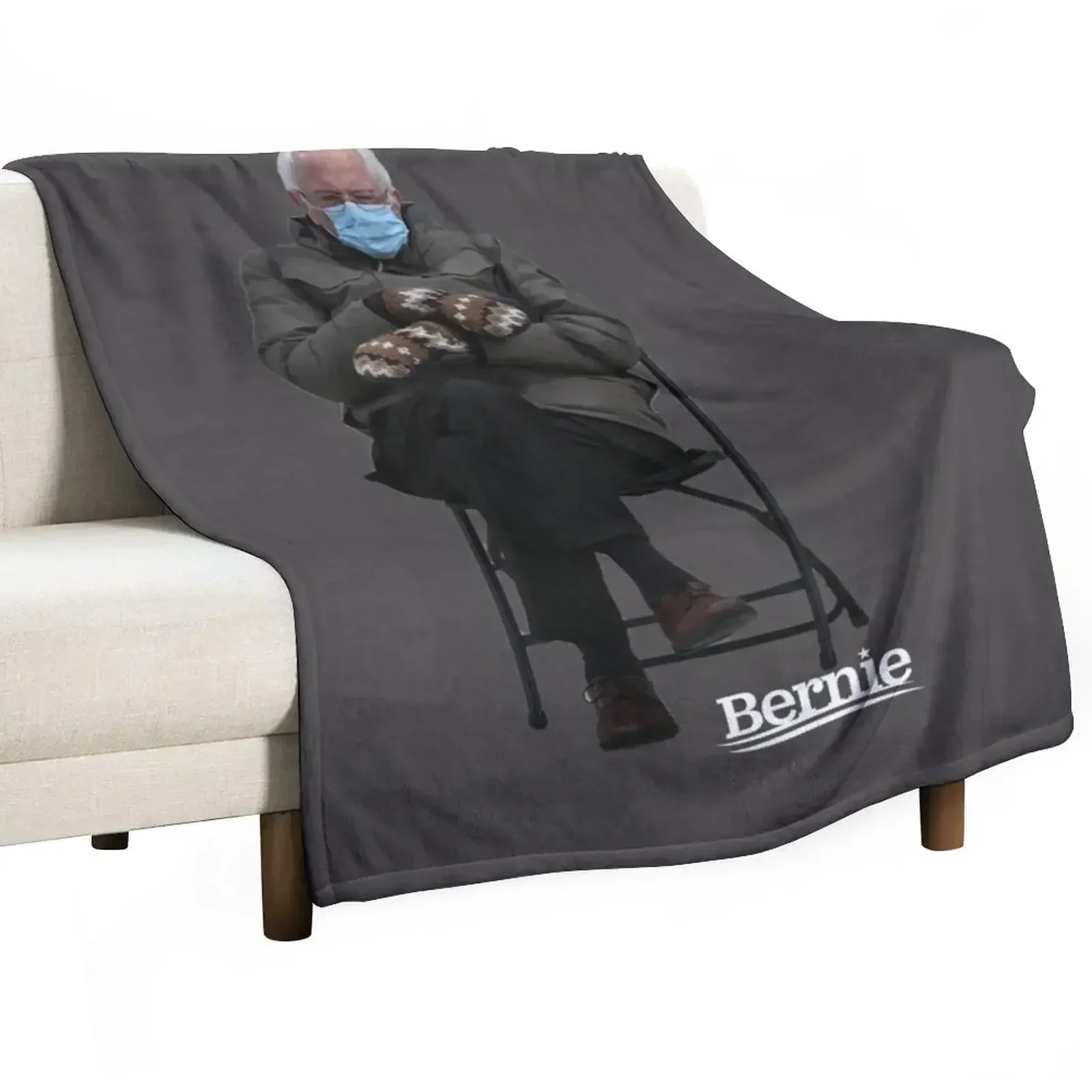 Bernie Sanders Mittens - BERNIE SANDERS MITTENS trending | bernie sanders inauguration mittens | Inaugurati Throw Blanket