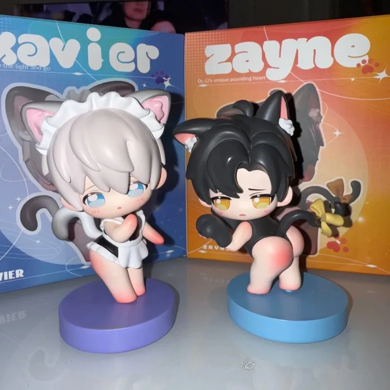 

Game Love and Deepspace Cosplay Xavier Zayne Rafayel Slyus Maid Action Figures Desktop Ornament Role Play Props Accessories