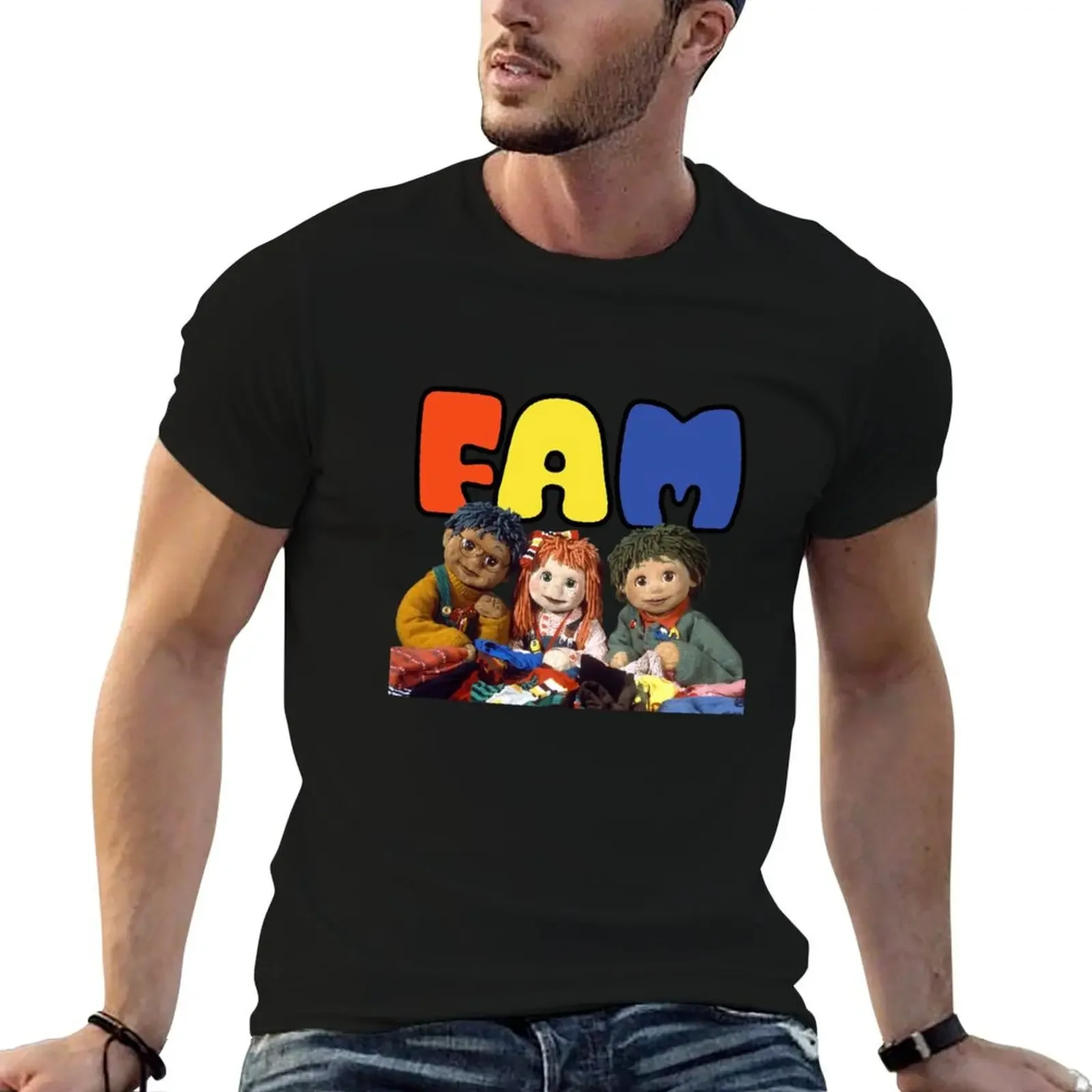 

Tots TV fam T-Shirt kawaii clothes graphic tee shirt boys animal print shirts men graphic