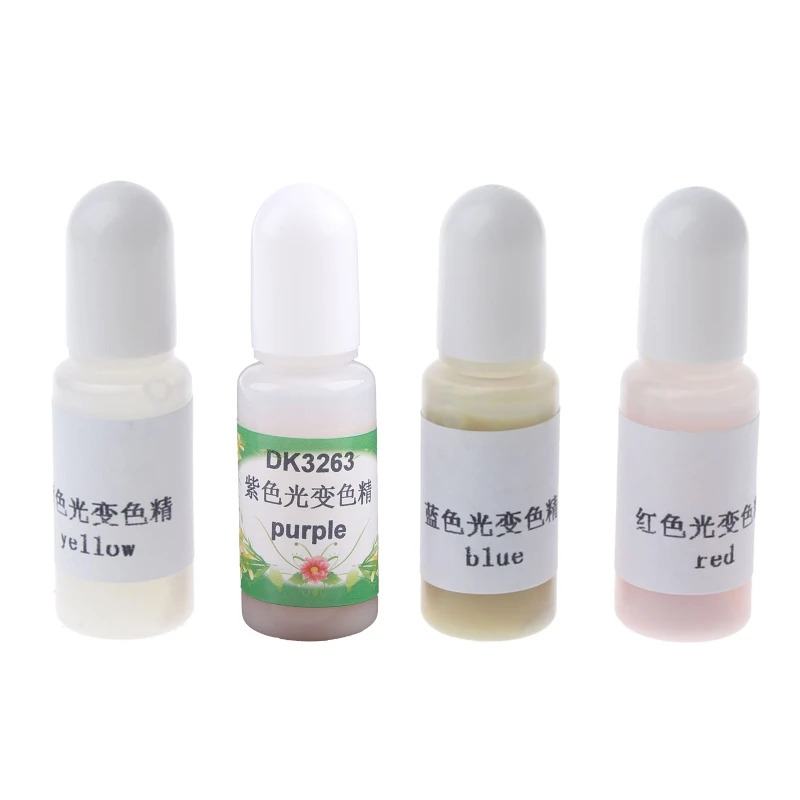 for Sun Activated Photochromic Liquid Epoxy Resin Pigment Color Change Resin Colorant Color Shift UV Pigment Jewelry Mak