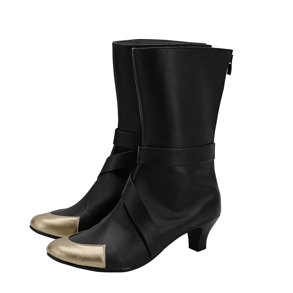 Arknights Swire Stivali Cosplay Scarpe nere Tacco alto Realizzato su misura