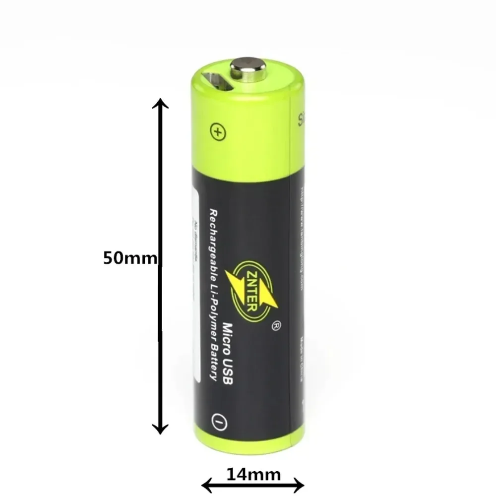 6 ชิ้น/ล็อต 1.5V AA 1700mAh USB แบตเตอรี่ลิเธียมโพลิเมอร์แบบชาร์จไฟได้เมาส์กล้องไมโครโฟนแบตเตอรี่ AA