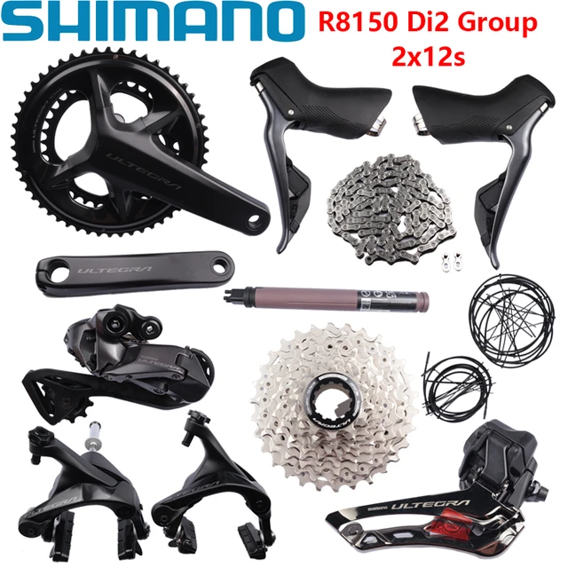Shimano ULTEGRA Di2 Groupset R8150 2x12s Groupset R8000 Rim Brake 