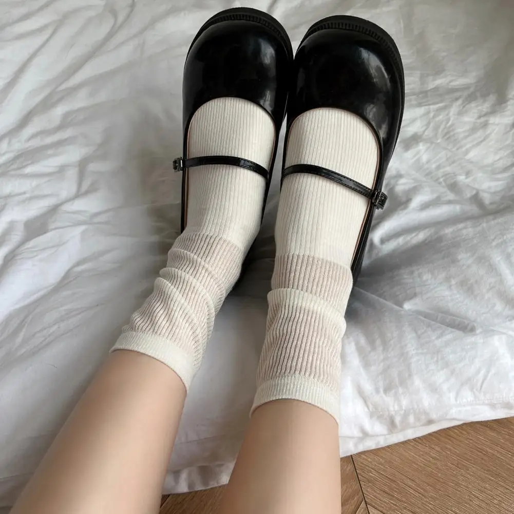 

Knee High Socks Breathable Knee Socks Knee High Socks for Women Slightly Sheer Scrunch Girls Boot for Party Dating Street Wear