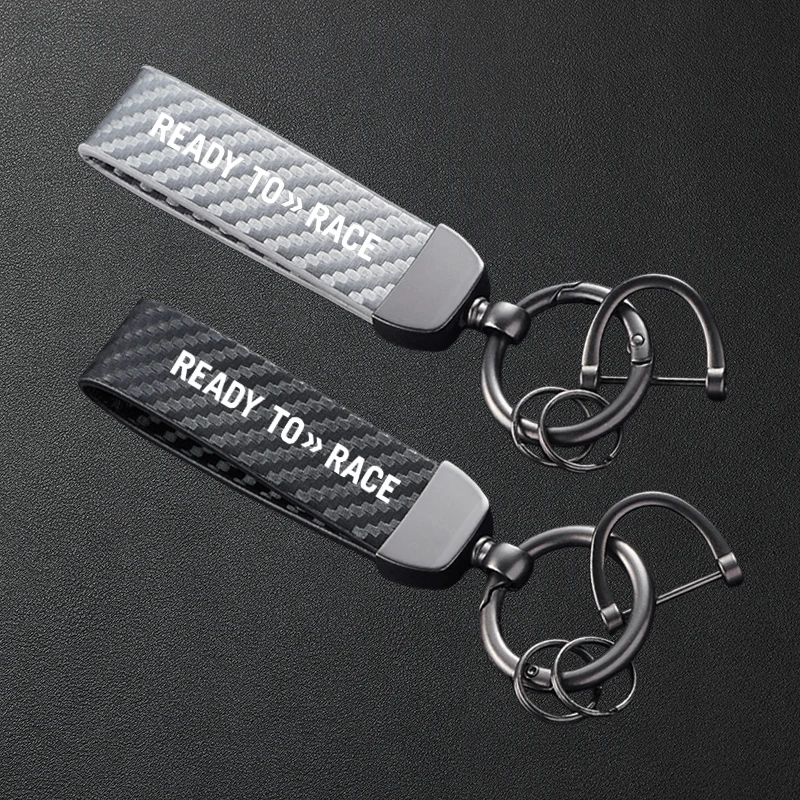 

For KTM Ready to Race Adv Duke 390 690 790 890 1190 Rc 1290 Adventure Motorcycle Carbon Fiber Leather Zinc Alloy Keychain