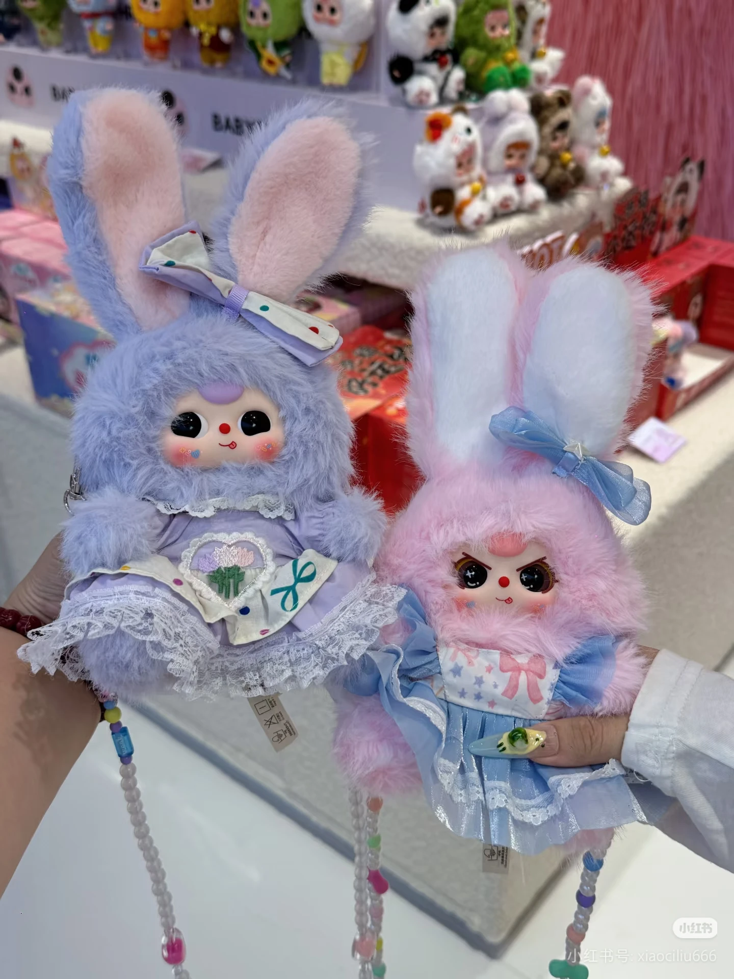 Original New Baby Three Macchiato Mini Rabbit Bag Series Plush Vinyl Blind Box Fashion Bag Doll Collectible Trendy Toys Gift - Image 4
