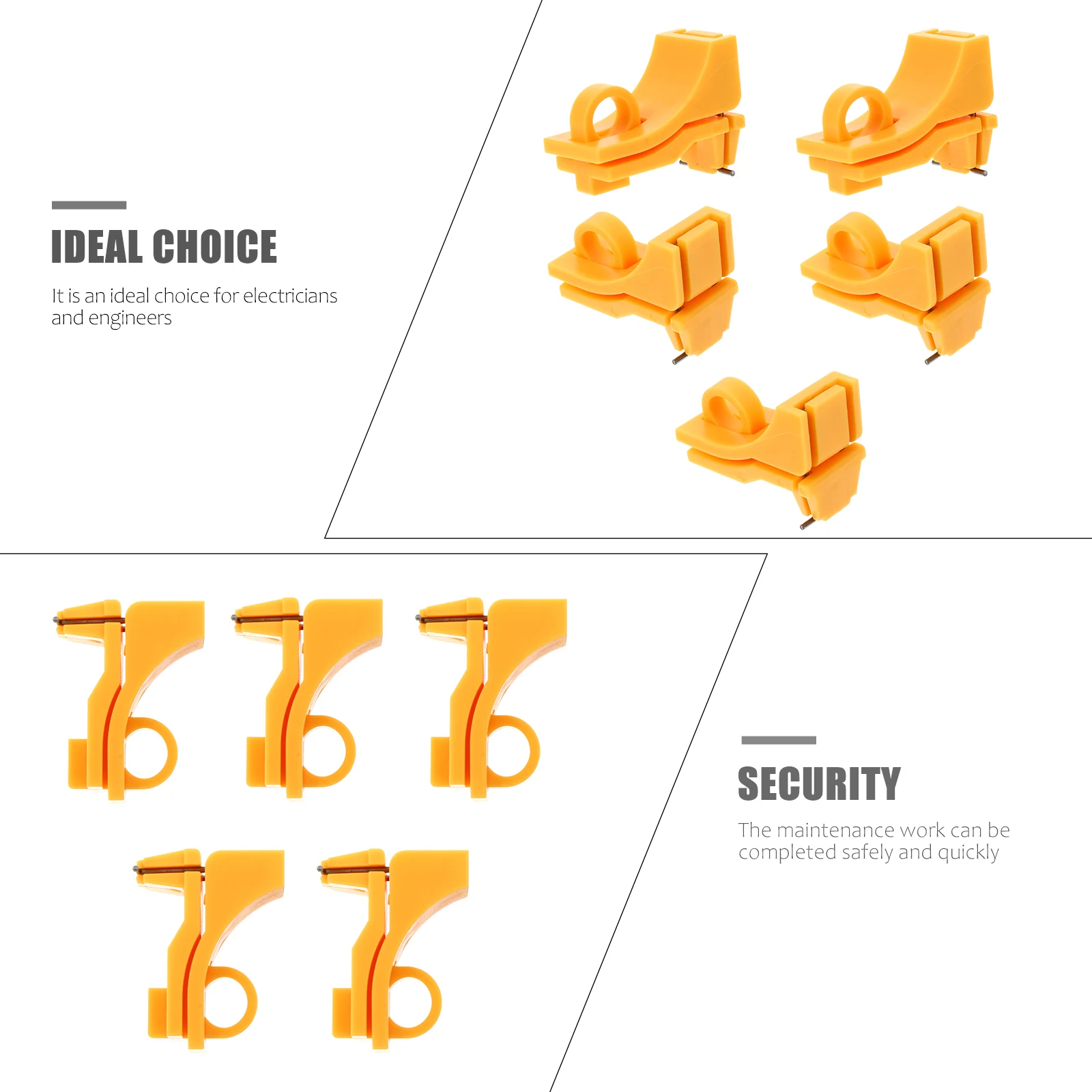

5pcs Circuit Safety Buckle Device Safety Energy Isolation Padlock Hardware