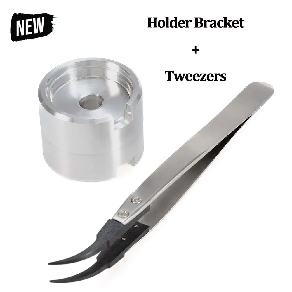 NH35/34 Watch Movement Holder Bracket+Tweezers Fits NH36 7S26 4R35 4R36 8215 2824 Movement SKX007 Mod Base Repair Assembly Tool