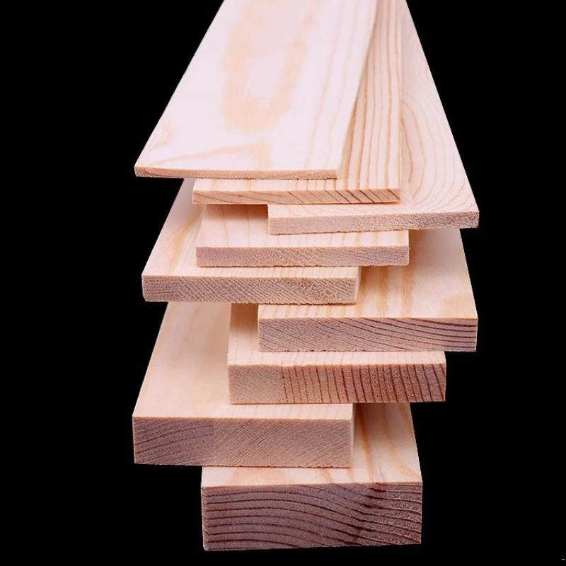 5pcs Pine Wood Board for for Model Making Wood Craft Board Wooden Cupboard Partition Construction Material Model Building kit