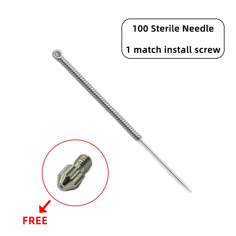 Surgical Sterile Needle Mini Mole Removal Pen Needles for Spot Mole Freckle Plasma Point Pen Machine Beauty Equipment