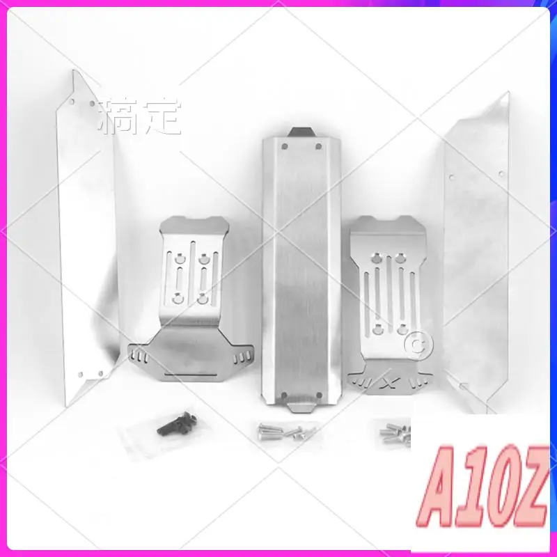 0Z-For TRAXXAS 1/10 MAXX V2.0 Extended Stainless Steel Upgrades Chassis Armor Armor Defense Replacement Parts Accessories