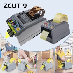 ZCUT-9 Automatic Electric Tape Dispenser Adhesive Cutter Packaging Machine Adhesive Tape Cutting Width 6-60 mm Length 5-999 mm