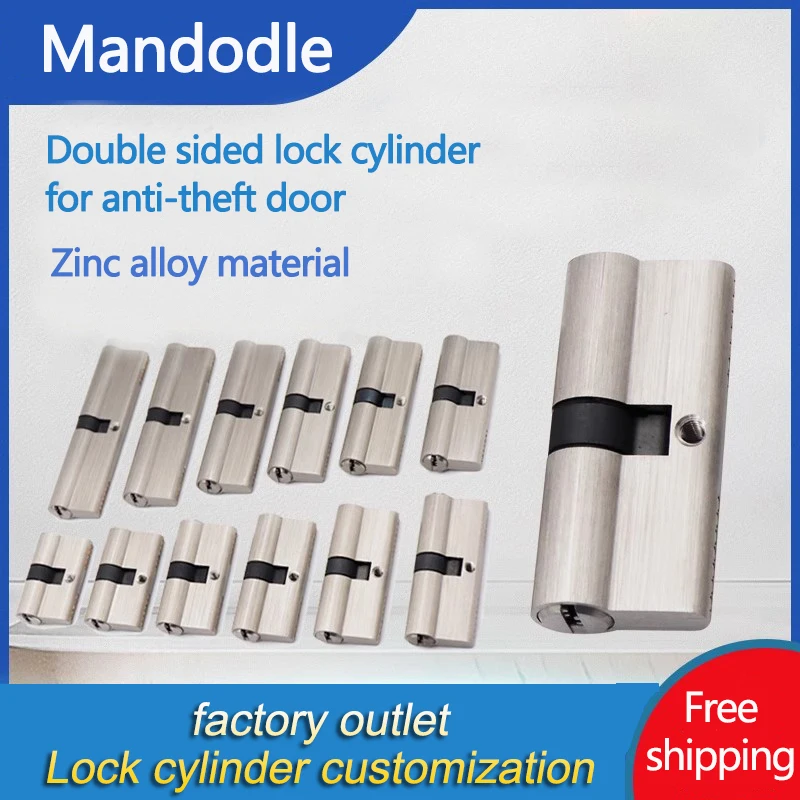 Safety Door Smart Lock Door Cylinder Locker Cylinder Door with Master Key Indoor Entrance Door Lock Me Key Customize image 5