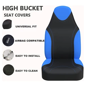 Complete set of high universal rear bucket seat protector Hyundai tucson car car seat for Vauxhall Vivaro 2010 for Ibiza seat 8 Main Sales Bank cover Seat Ibiza - №4