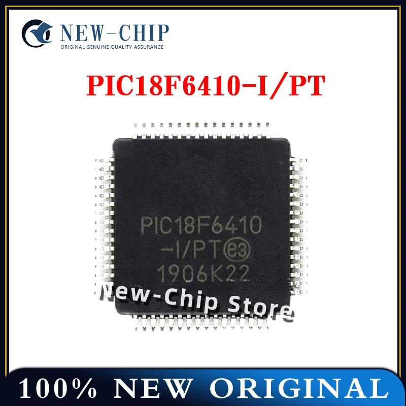 

1PCS-20PCS/LOT PIC18F6410-I/PT PIC18F6410 TQFP64 40MHz 16KB New Original