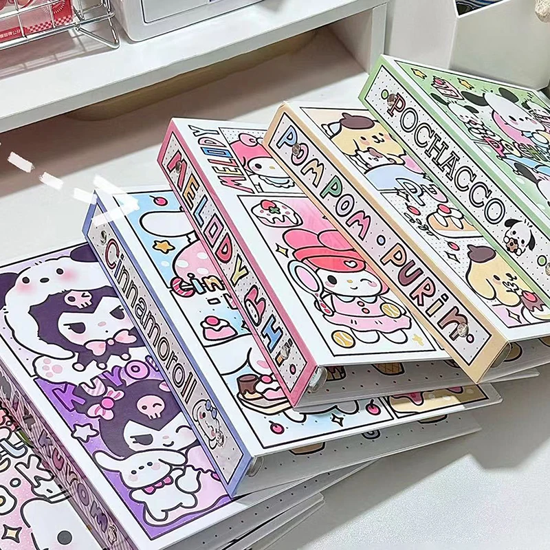 Sanrio อัลบั้มรูปถ่ายเก็บการ์ดแบบพกพา, โปสการ์ด A5น่ารักสำหรับเด็กหญิงนักเรียนของขวัญเครื่องเขียน