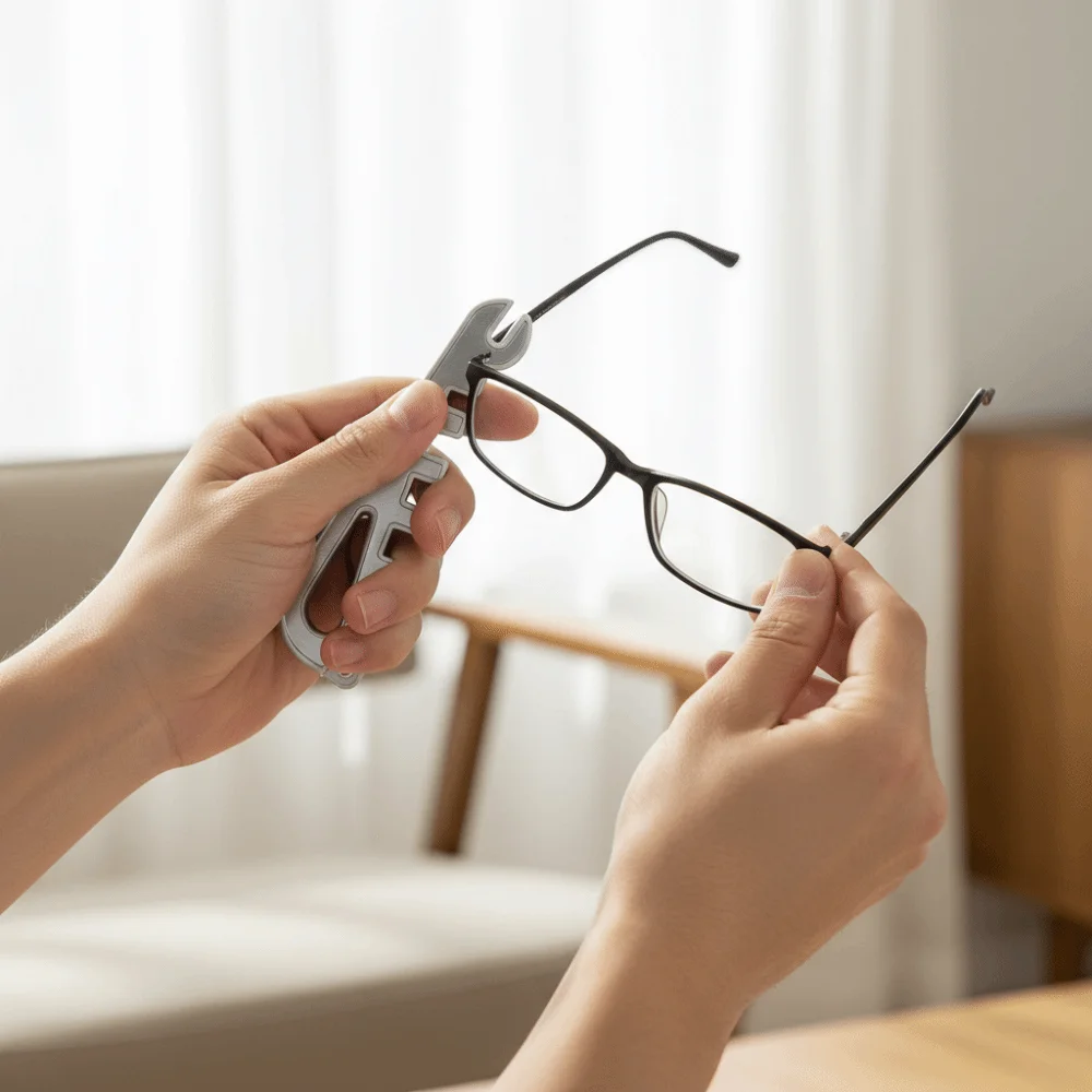 

Sturdy Durable Glasses Leg Bending Tool Multi-Functional Universal Fit Eyeglass Frame Adjustment Tool Professional Hand Held