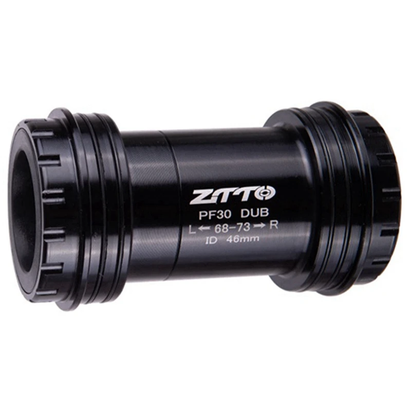 ZTTO-soporte inferior para bicicleta de montaña, piezas de repuesto de cuadro de 46Mm para bici de carretera, manivela DUB BB central, paquete negro, PF30 DUB, 28,99 Mm