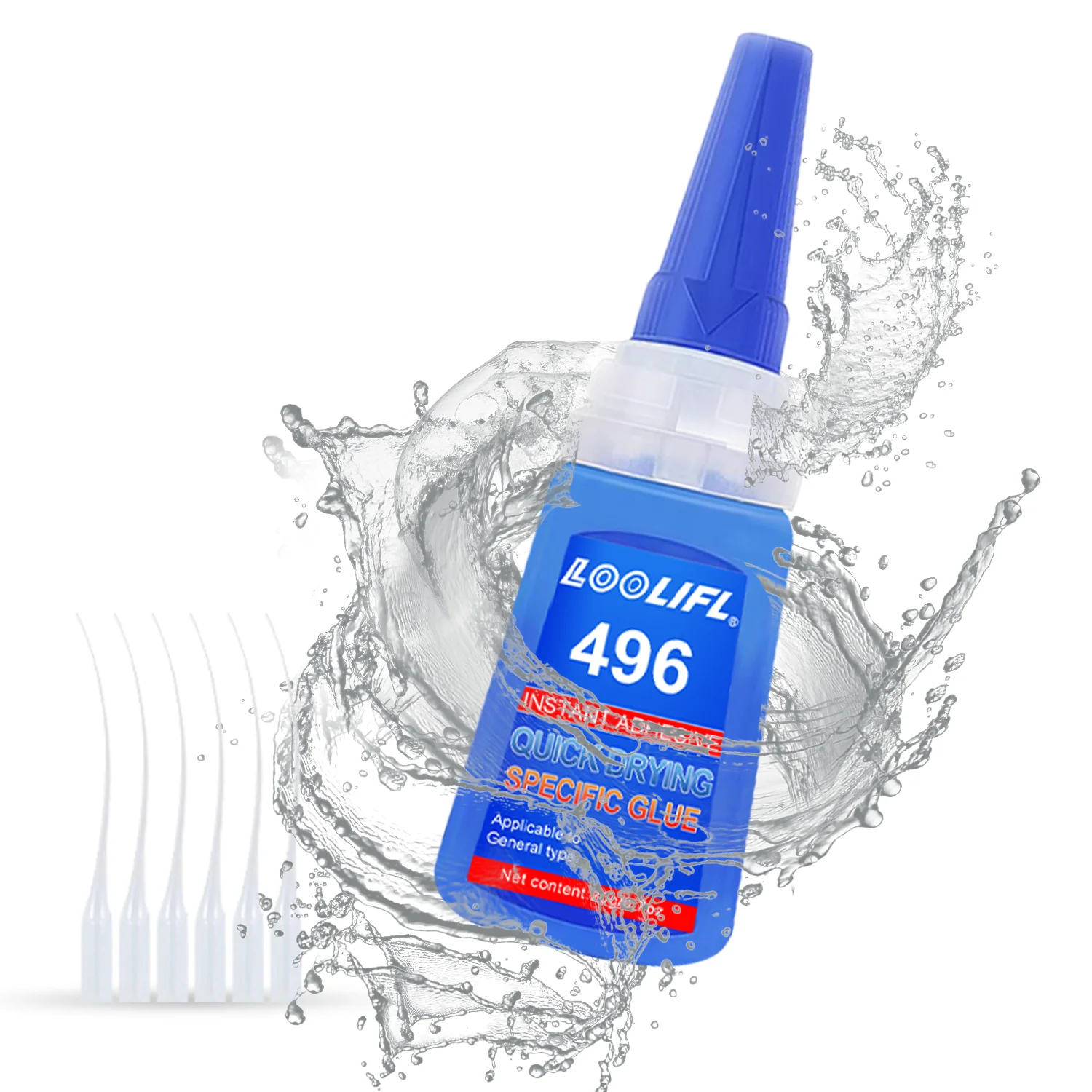 LOOLIFL 496 Super Glue Instant Quick-drying Cyanoacrylate Ad
