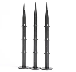 50pcs Ground Nail Film Fixed Garden Pegs Greenhouse Film Weed Prevention Ground Cloth Sunshade Fly Net Plastic Fixed Pegs