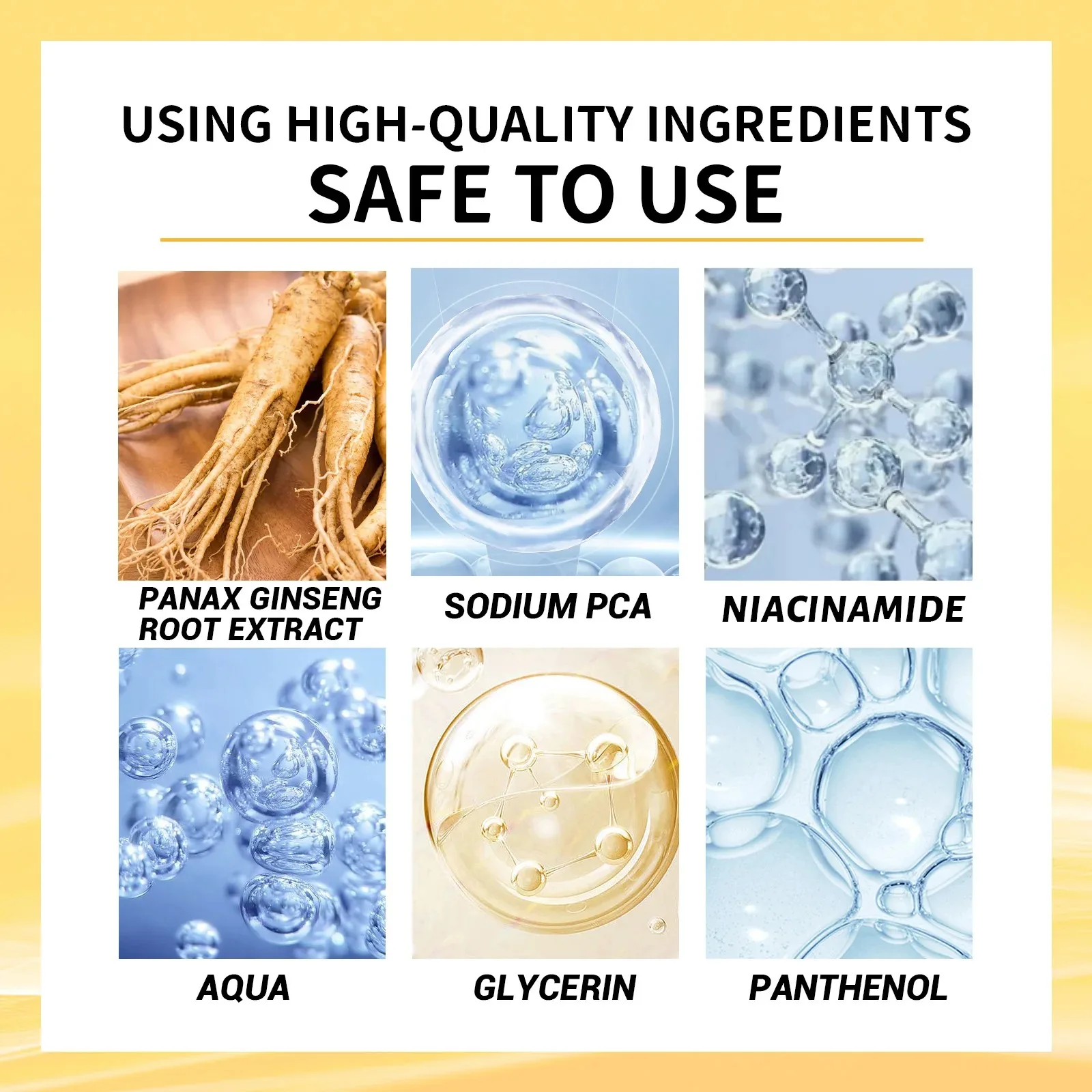 100ML Skin Care Ginseng Face Serum Skincare Facial Firm Moisturizing Eye Corners Delicate Elastic Anti Rejuvenation Face Care