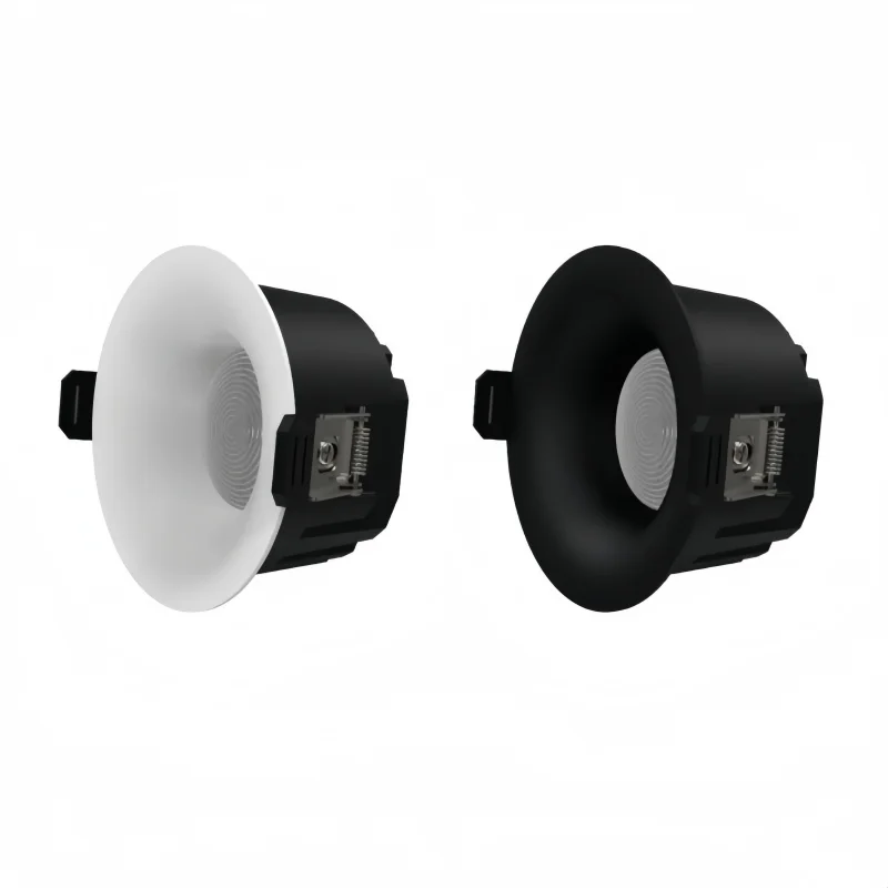 CANTH Embedded curved ceiling lamp with anti-glare function for hotels and villas, with 75/90mm holes for installation