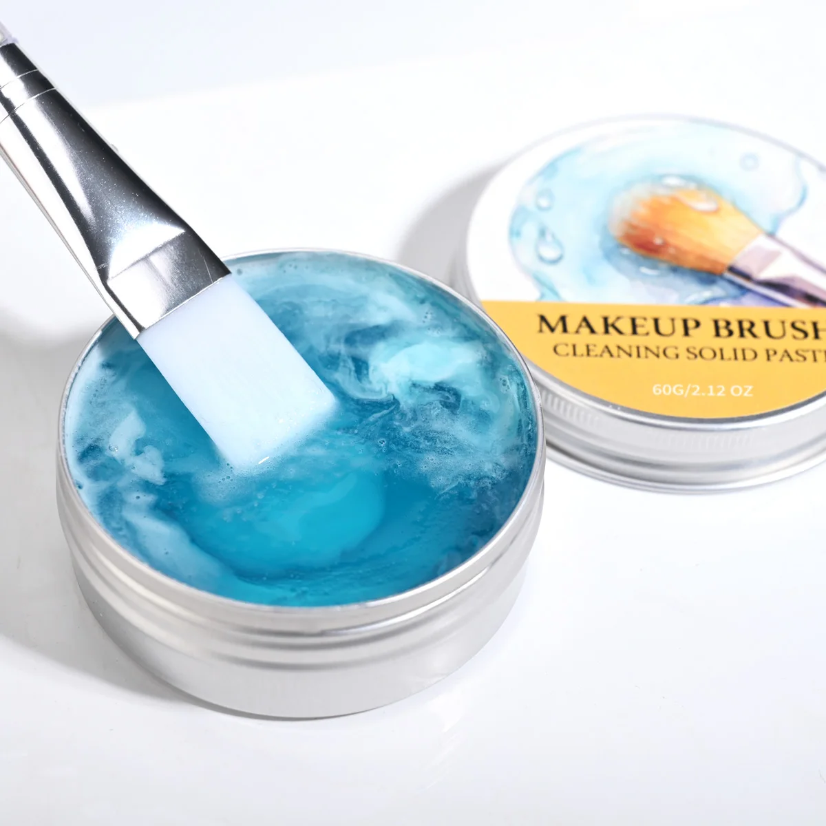 Make-upborstel Reinigingszeep Make-up sponzen Cosmetische reiniger Make-up gereedschap Stevige make-upborstelreiniger