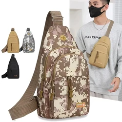 Chest Bag Men's One Shoulder Crossbody Bag Large Capacity Outdoor Sports And Leisure Fashion Small Shoulder Bag Large Capacit