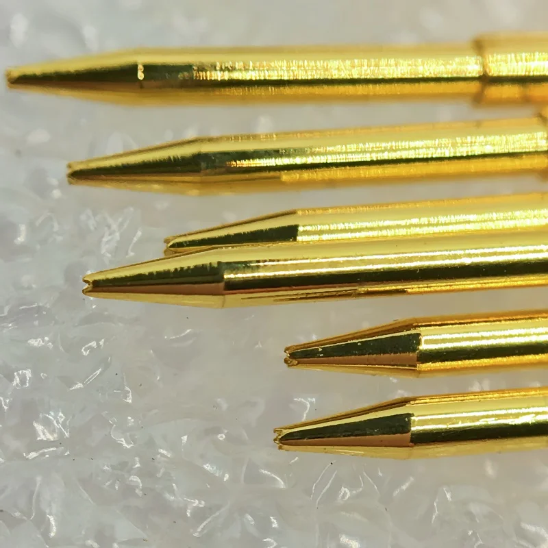 20/100PCS 400g PA100-F1 Spring Test Probe PA100-F Test Pin P100-F P100-F1 Test Tool 33.35mm 1.36mm Needle Gold 0.99mm Pogo Pin