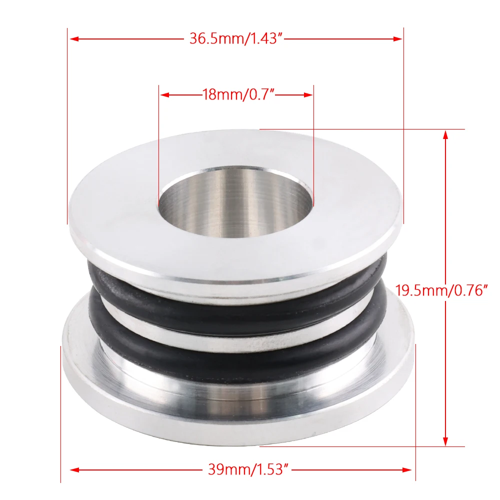 Racing Car Aluminum Dual Cam Seal Plug for Honda DOHC Engines B16 B18 B-Series 1990-2009 Fuel Supply Systems Fuel Tanks