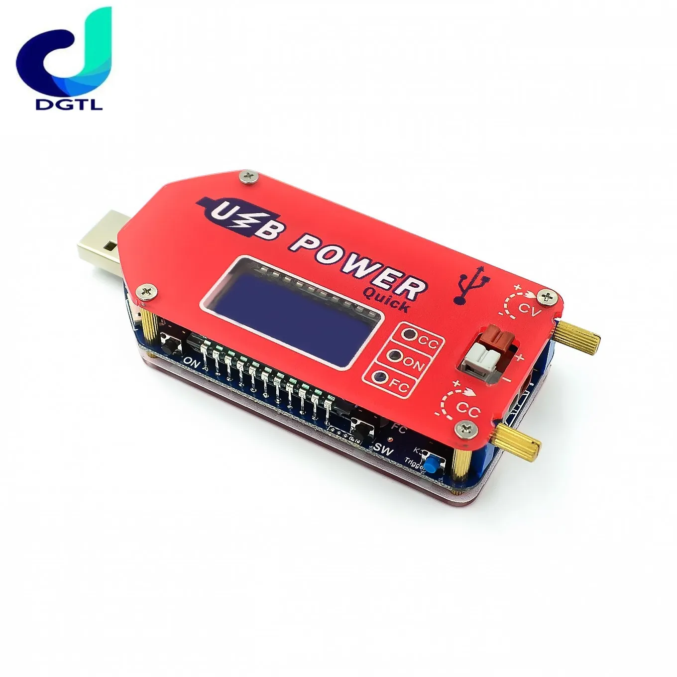 DP2 DP3A Digital display USB adjustable power module DC 1-30V 15W QC 2.0 3.0 FCP Quick charge laboratory power supply regulador