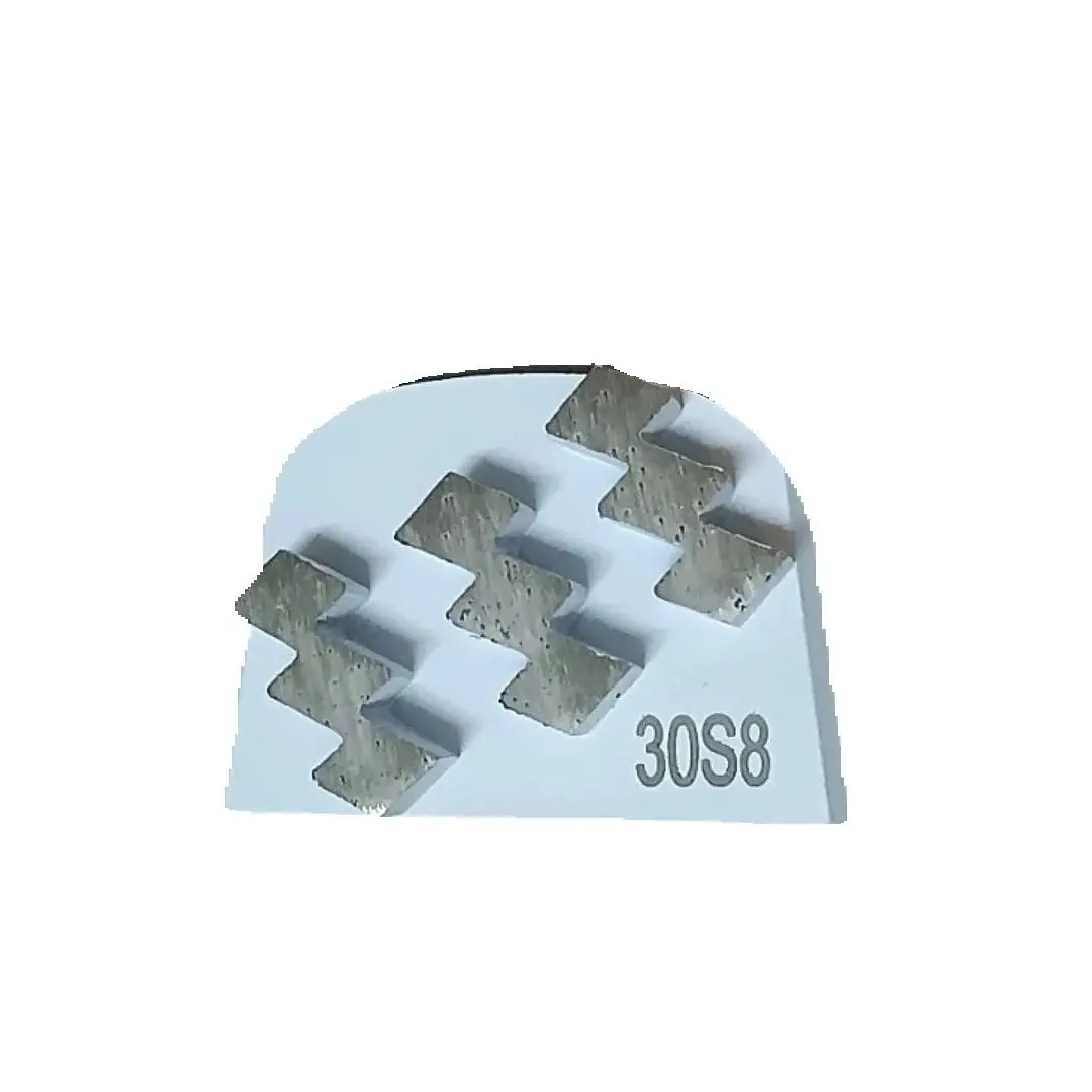 

9PCS Lavina Diamond Grinding Tools Zigzag Segments Cutting Disc X-Series for Concrete Floor Stone Grinding Shoes Disc