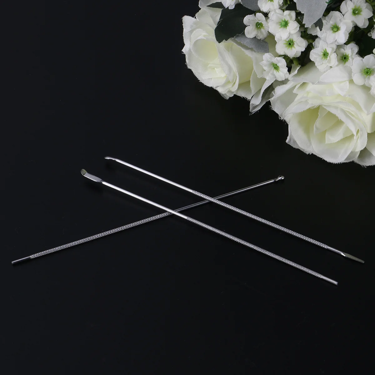 3pcs Portable Stainless Steel Ear Wax Screw Type Earwax Remover Ear Cleaner Set earwax removal