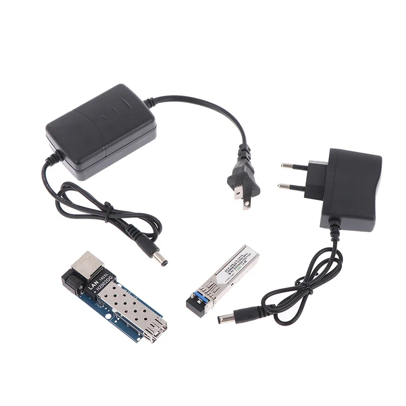 Moduł konwertera mediów Mini RPOE 1G z gniazdem SFP, transceiver SFP, gniazdo SFP, przełącznik światłowodowy Ethernet SFP z RJ45