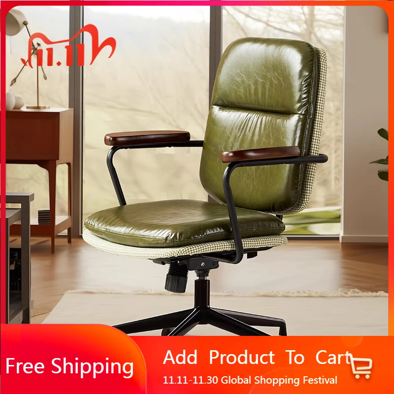 

Mobile Modern Office Chair Desk Vanity Salon Throne Office Chair Nordic Arm Wheels Backrest Sillas De Oficina Theater Furniture