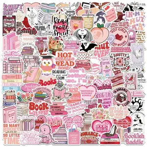 10/50/100 buah Campuran Smut Gelap Romance Kutu Buku Membaca Buku Stiker Kindle Estetika Gadis Stiker Ipad Ponsel Laptop Stiker Buku Harian 12 stiker ipad penjualan terbaik - №