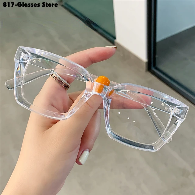 Gafas cristal transparente clearance