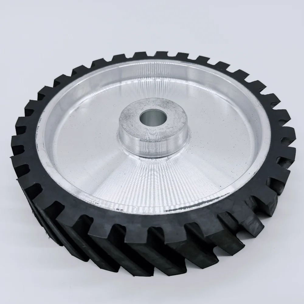 250-50-25-32mm-grooved-rubber-wheel-belt-sander-polisher-wheel-sanding-belt-set-contact-wheel