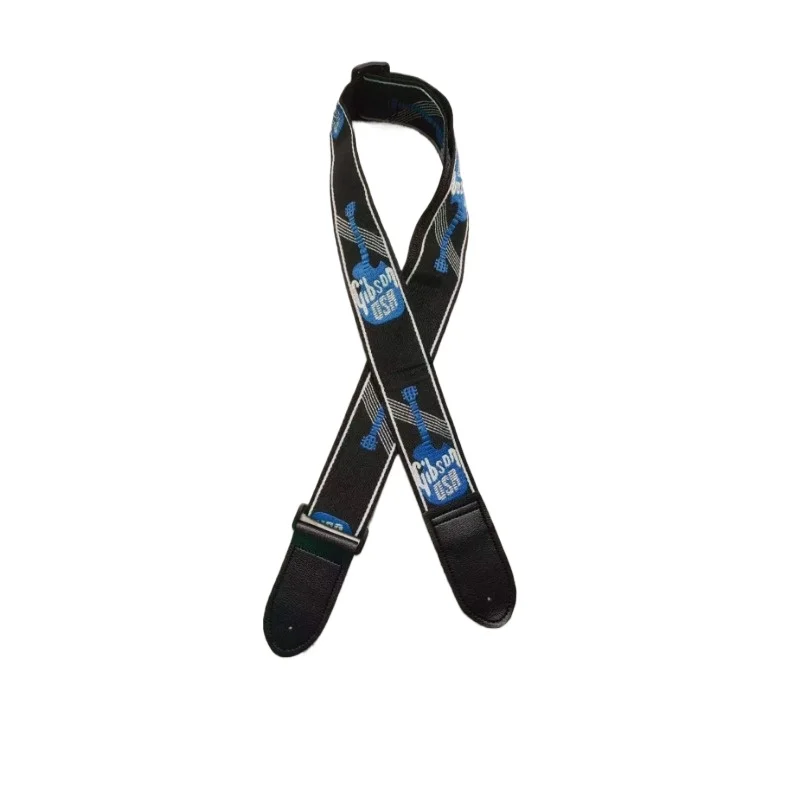 3Colors Adjustable Guitar Accessories Guitar Strap Leather Ends for Electric Acoustic Folk Guitar Strap Fashion Embroidery Strap - Image 5
