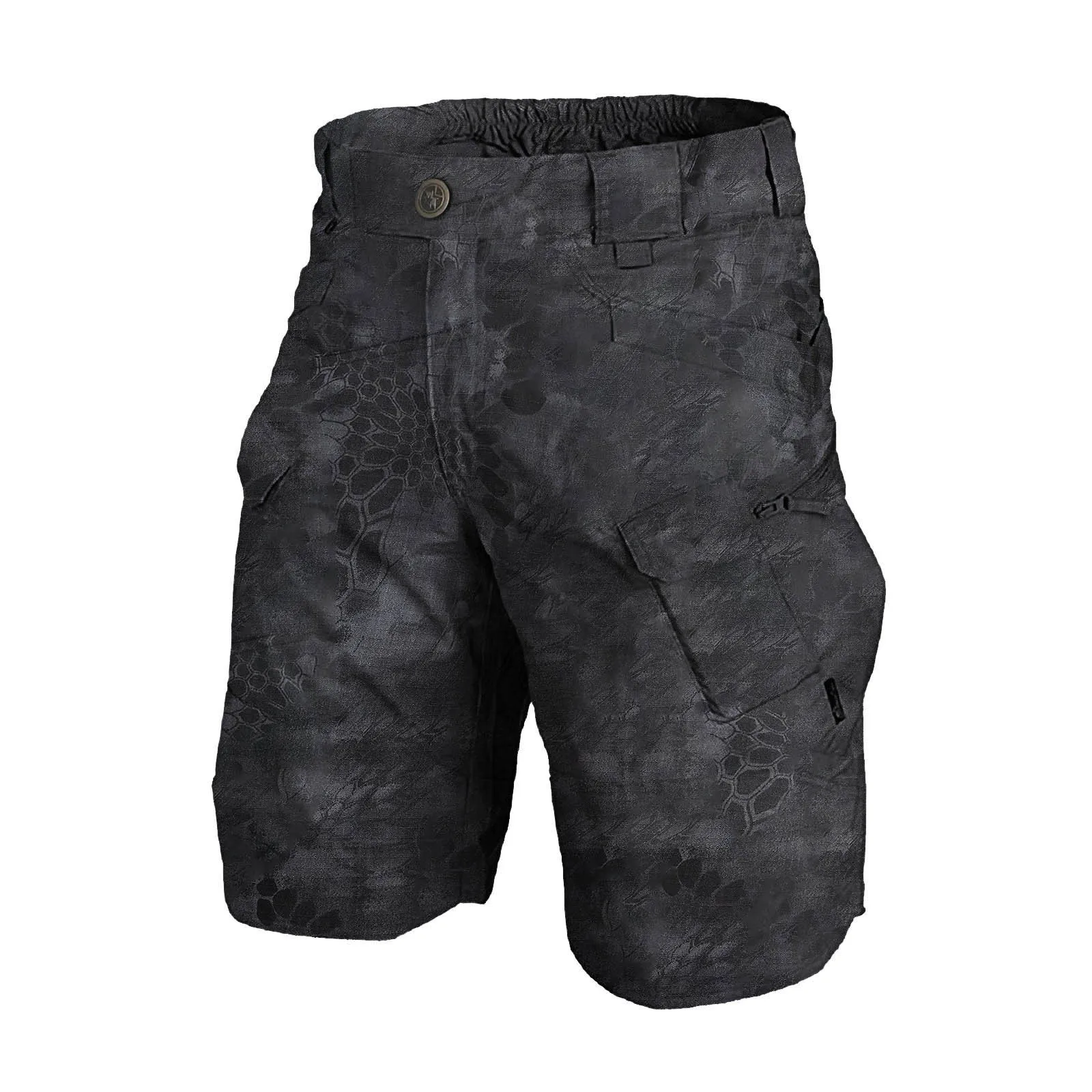 Męskie szorty Cargo w stylu Casual, letnia miękki luźny spodnie moda kamuflaż spodnie Streetwear sportowe spodnie plażowe